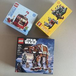 Lego GINGERBREAD AT-AT & GWP Bundle 