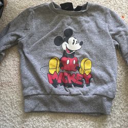 3t Sweat Shirt Mickey Mouse