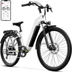 SISIGAD Electric Bike for Adults, 27.5 * 2.25inch 1000W Peak Electric Mountain Bike, 28MPH Top