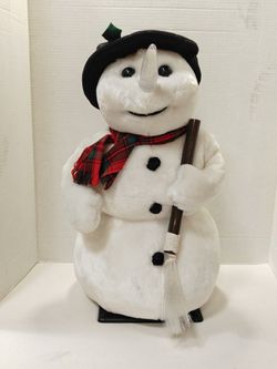 Vintage Plush Snow Man