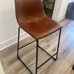 Slope Leather Bar/Counter Stool
