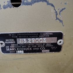 1959 Craftsman Radial Arm Saw
