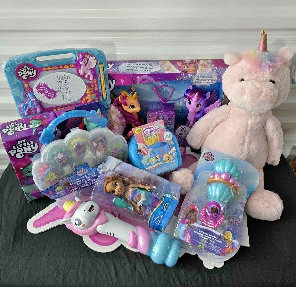 Unicorn, Ariel, My Little Pony Girls Gift Set