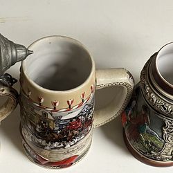 3 Small Steins