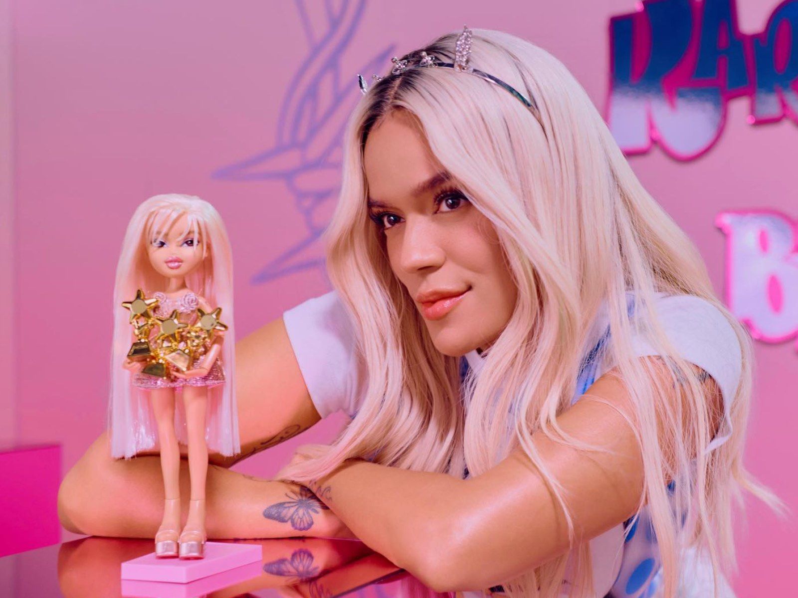Bratz x Karol G Collector Doll with 3 Outfits& Accessories