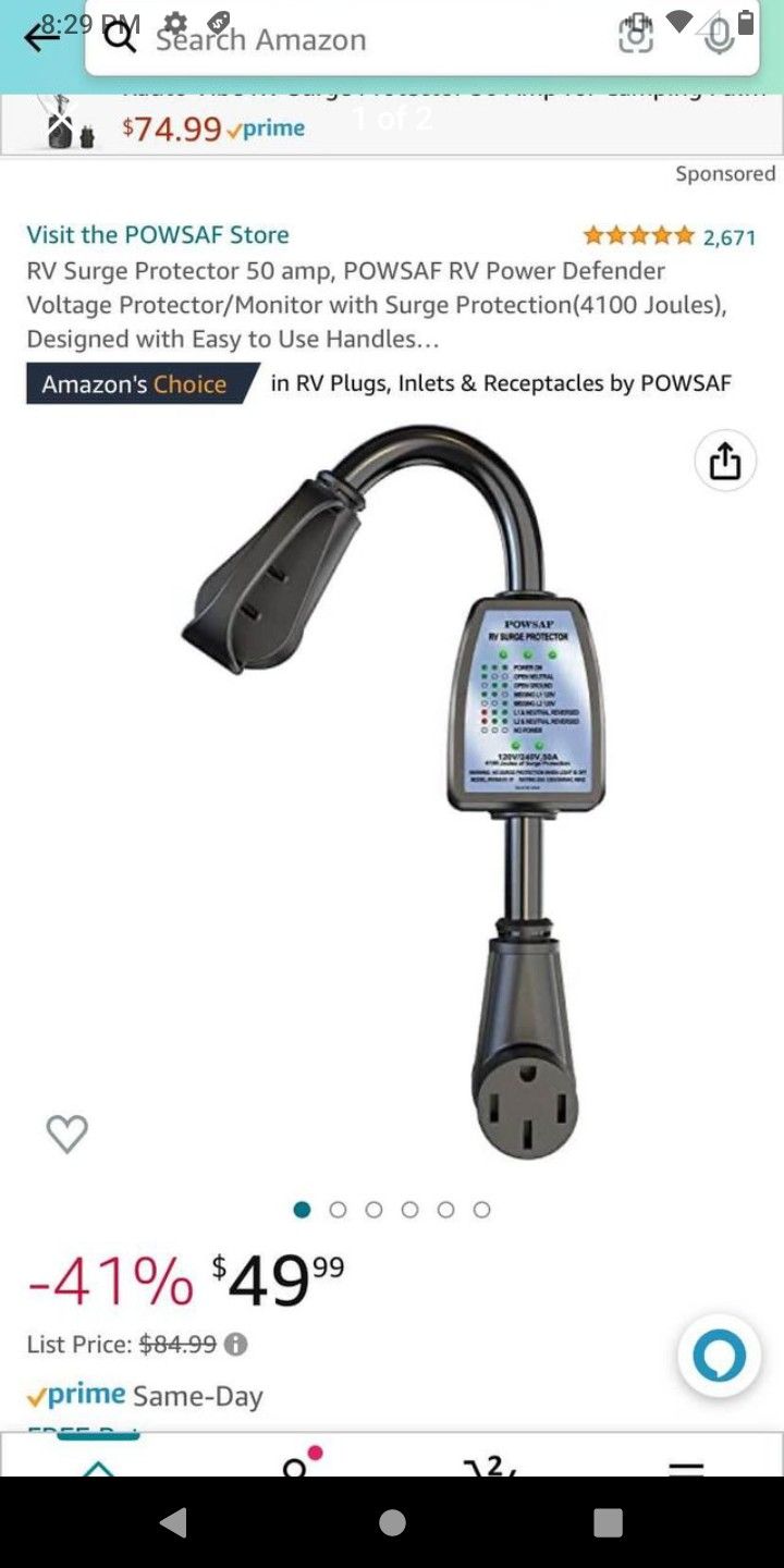 RV Surge Protector 