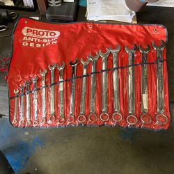 Proto wrench set of 15 pcs.