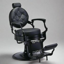 Legacy Matte Black Barber Chair 