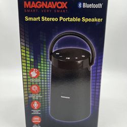 Magnavox Smart Stereo Portable Bluetooth Speaker 