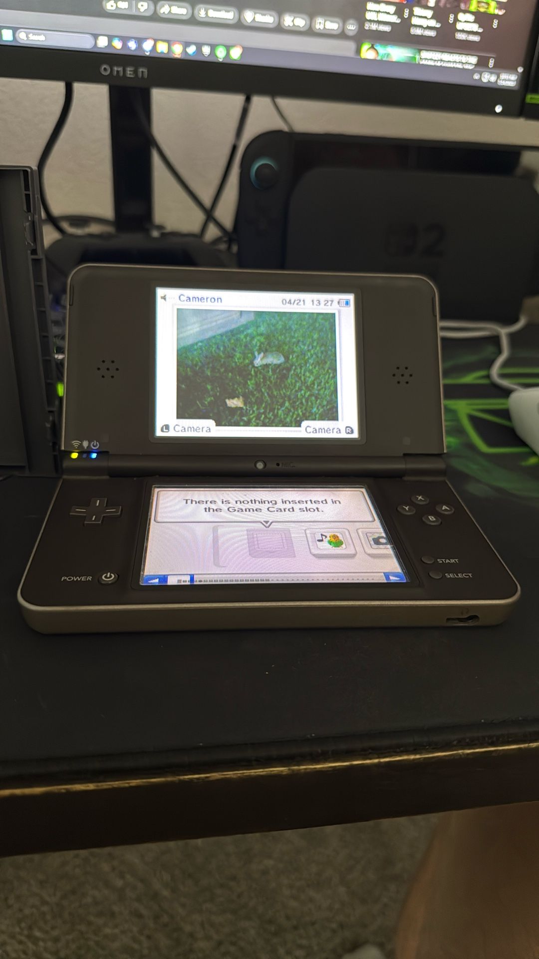 Bronze DSI XL with Pokémon Diamond CIB