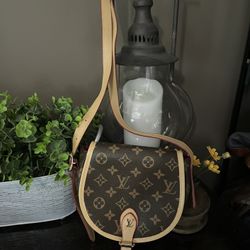 Brown Handbag Red Interior 