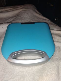 Teal Blue Portable DVD/CD Player