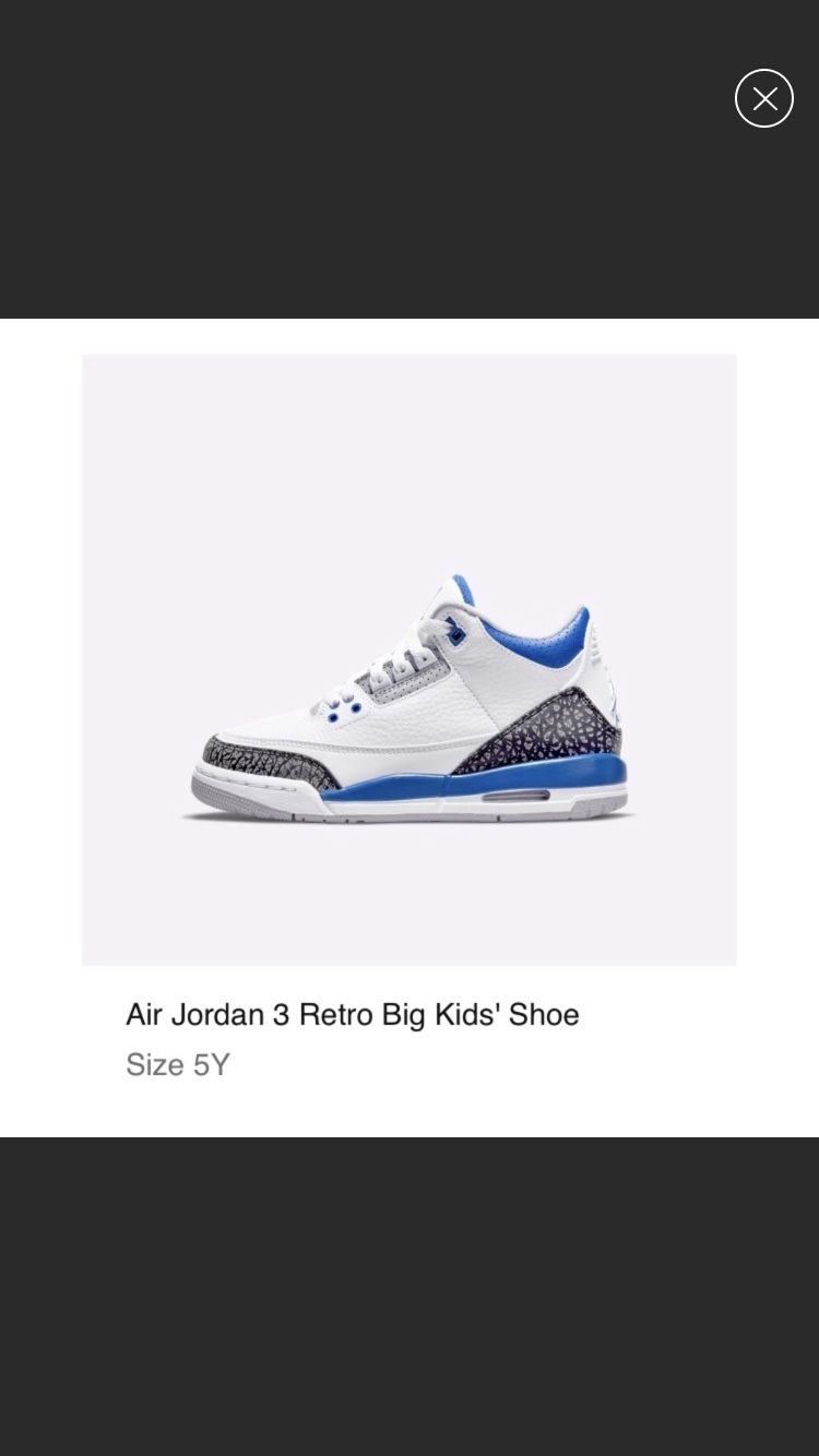 Air Jordan 3 Retro Racer Blue 