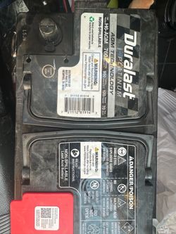NEW Duralast Platinum AGM H6 Group 48 Battery 760 CCA Fits Ford BMW Audi VW