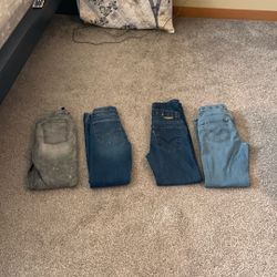 Four Pairs Of Levi Jeans