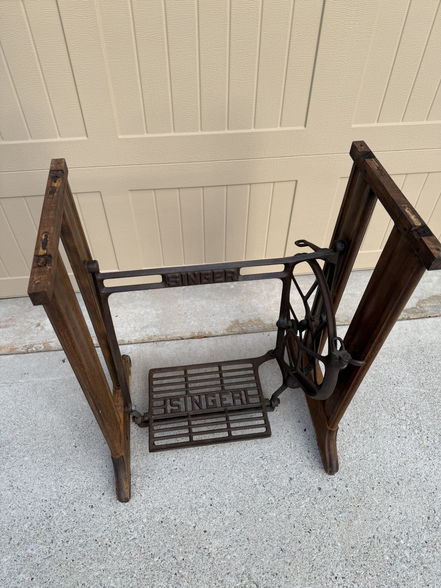 Vintage Sewing Machine Frame