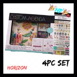 NIB DIY Custom Agenda Kit w 3 Packs Stickers