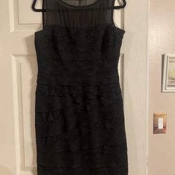 Anne Klein Black Dress Size 8