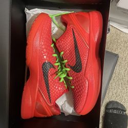 Kobe 6 Reverse Grinch Size 10.5 Used 1x