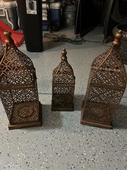 metal candle larterns