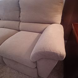 Tan Couch 2 Recliners