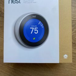 Google Nest Learning Thermostat (3rd Generation) (T3007ES-US) with Nest Temperature Sensor (T5000SF) (Stainless)