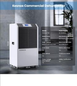Kesnos commerical Dehumidifier