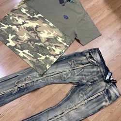 New Stacked Jeans New Shirt 