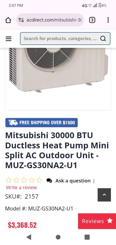 Mitsubishi Electric A/C Units Brand New