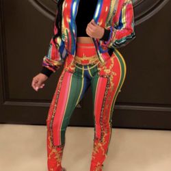 Lady In Red 2pc Jogger..