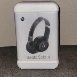 Dre Beats Solo 4 Wireless Headphones New In Box (Black)