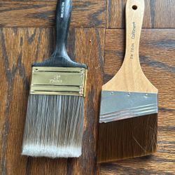 3” Straight And Slanted Paintbrushes