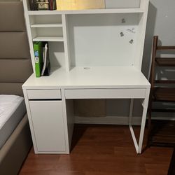 Ikea Micke Desk With Add On Unit