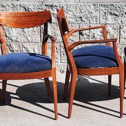 beautiful and collectible late 50's Drexel Declaration Kipp Stewart designed set of 4 DINING CHAIRS with optional dining table and more