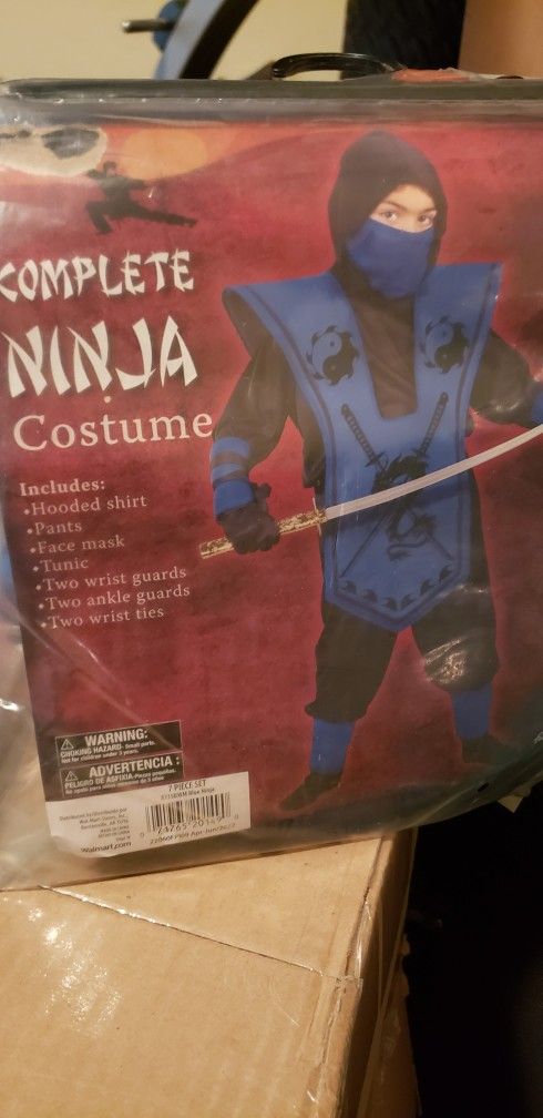 Ninja Costume Child BLUE