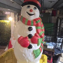 Vintage 1997 Grand Venture Christmas Blowmold Snowman