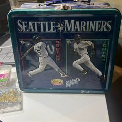 Vintage Seattle Mariners Metal Lunchbox