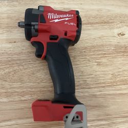 New 3/8” Milwaukee Compact Impact Wrench W/ Friction Ring (Tool Only Solo Herramienta)