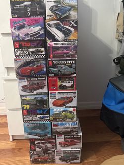 Great Car Model Kits Lot