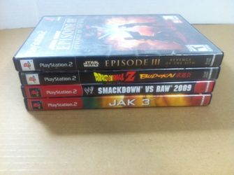 4 ps2 games