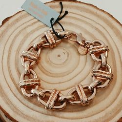 Bella Diva rosegold plated bracelet