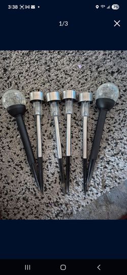 Solar powered stakes