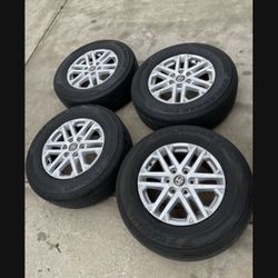 4 — 265/70r18 6x5.5 6x139.7 Stock Tacoma Tundra 4Runner Yukon Tahoe Wheels Rims Tires!!