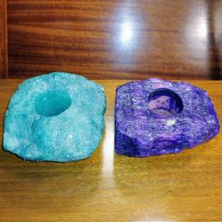 Stone Tealight Candle Holder