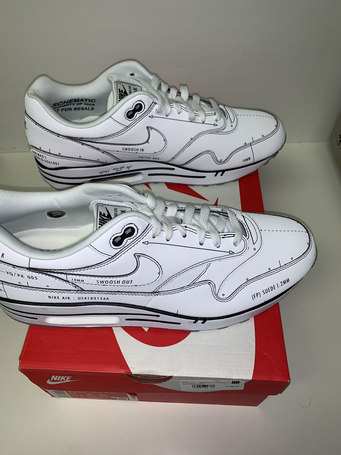 Nike Air Max tinker sketch to self