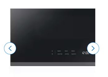 Samsung Bespoke 2.1-cu ft Over-the-Range Microwave with Sensor Cooking ( Stainless steel )