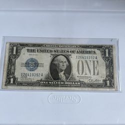 Good condition OneSilver dollar bill price $65