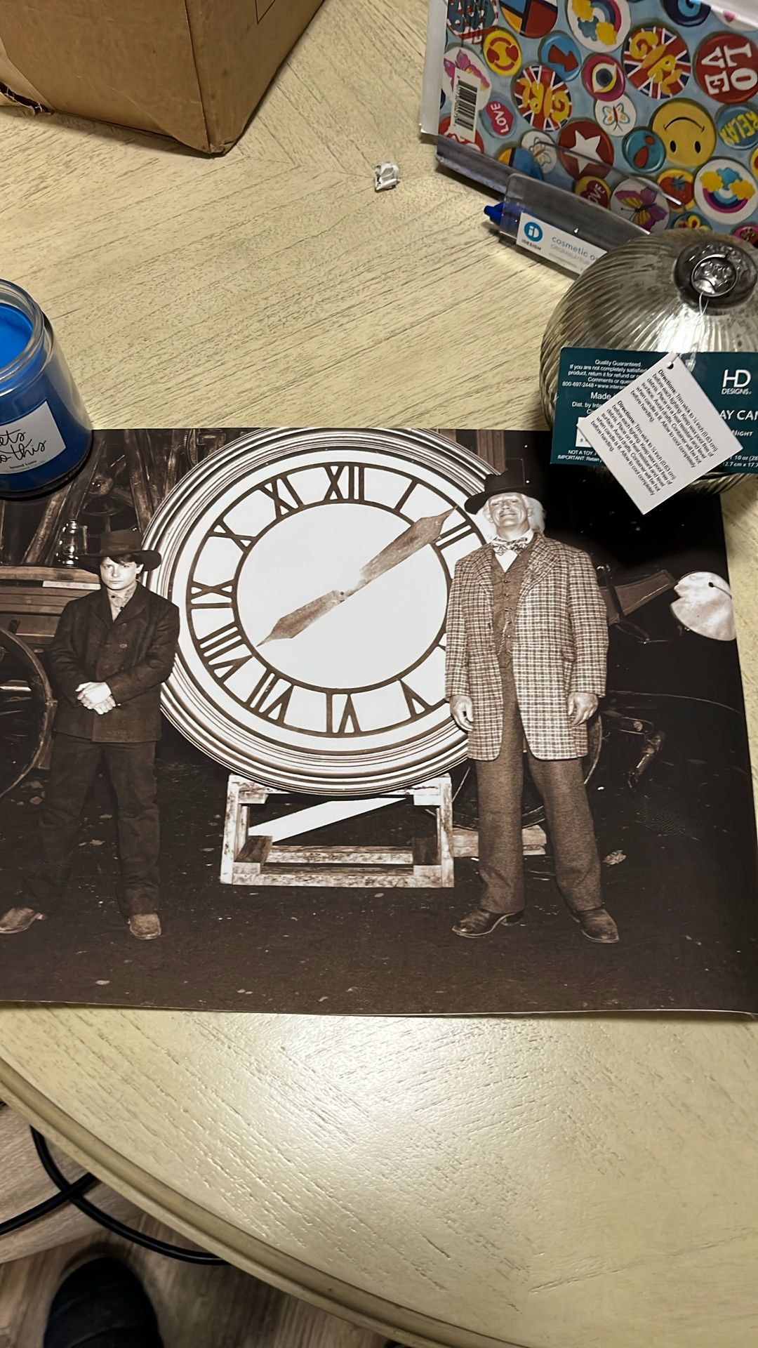 Back To The Future Part 3 Vinyl Poster Picture