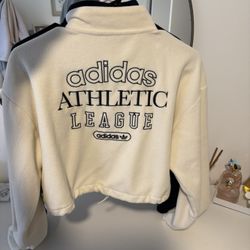 Adidas Fleece Cropped Sweater 