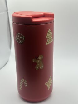 Starbucks Christmas 2025 New Tumbler Limited Edition Red Gingerbread 12oz Gift